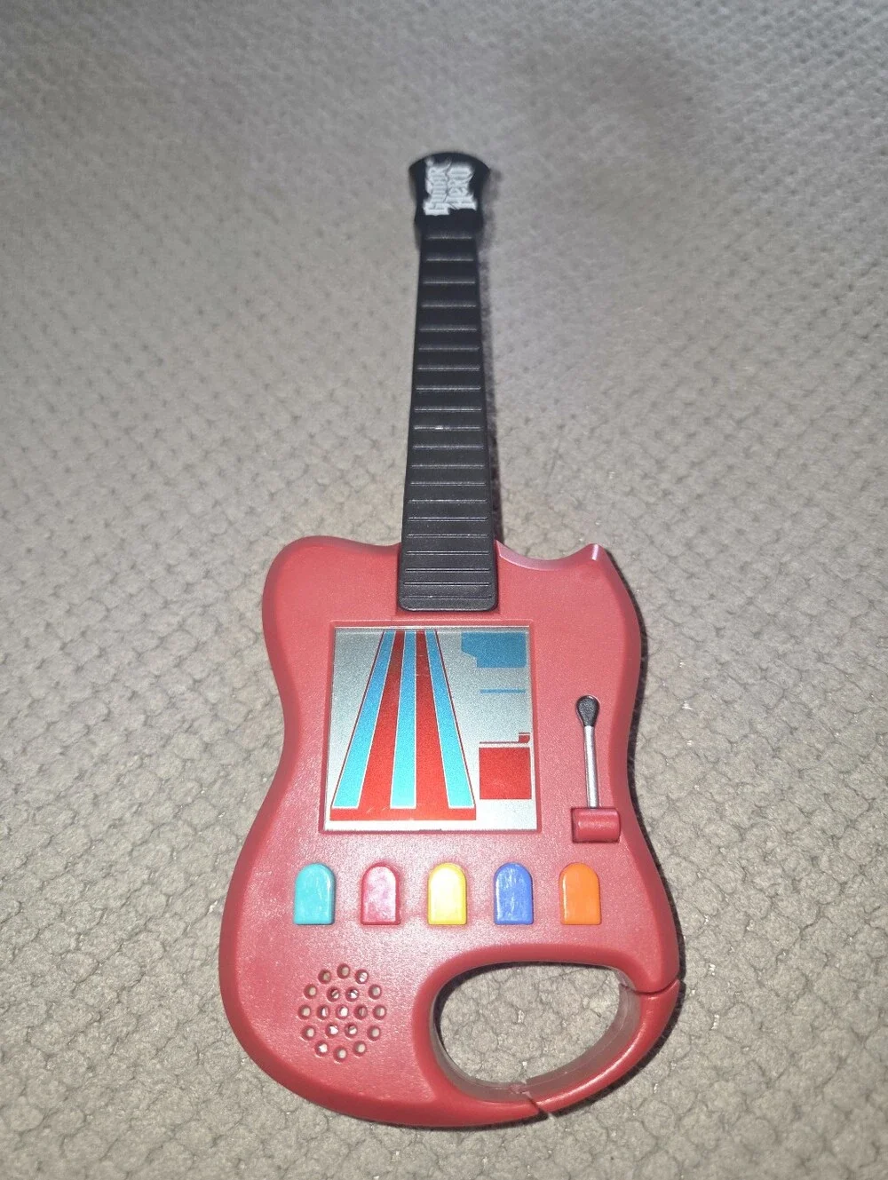 GUITAR HERO Handheld Electronic Game Carabiner 2007 Travel Pocket Size